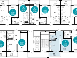 Продается 1-комнатная квартира ЖК Лестория, дом 6, 33.2  м², 14541600 рублей