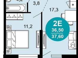 Продается 2-комнатная квартира Искры ул, 37  м², 17959800 рублей