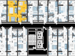 Продается 1-комнатная квартира ЖК Кислород, корпус 3, 38  м², 15165800 рублей