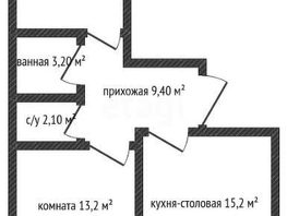 Продается 2-комнатная квартира Стахановская ул, 66.2  м², 10300000 рублей