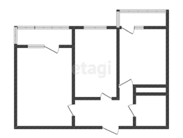 Продается 1-комнатная квартира ЖК Открытие, 53.2  м², 5450000 рублей