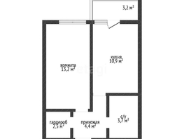 Продается 1-комнатная квартира ЖК Открытие, 34.7  м², 3600000 рублей