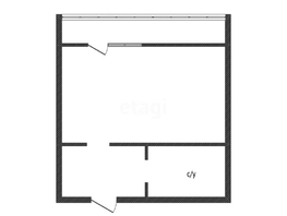 Продается Студия ЖК Гарантия на Обрывной, лит 2 б/с 3,4, 23.05  м², 5615000 рублей