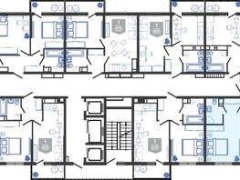 Продается 2-комнатная квартира ЖК Облака-3, дом 1, 84  м&sup2;, 15071952 рублей