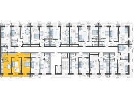 Продается 2-комнатная квартира ЖК Небо, литера 3, 66.7 м², 10271800 рублей