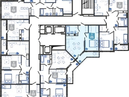 Продается 1-комнатная квартира ЖК Облака-3, дом 1, 42.5 м², 8111125 рублей