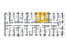 Продается 2-комнатная квартира ЖК Небо, литера 3, 60.59  м², 9106677 рублей