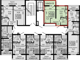 Продается 1-комнатная квартира ЖК Botanica Hills (Ботаника Хилс), литера 1, 28.66  м², 8902000 рублей