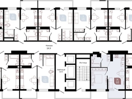 Продается 1-комнатная квартира ЖК Отражение, 1 очередь литера 2, 40.1 м², 5537810 рублей