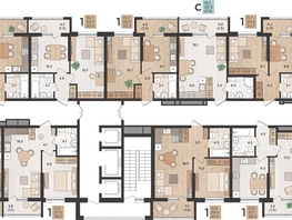 Продается 1-комнатная квартира ЖК Мята, 33.3  м², 6526800 рублей