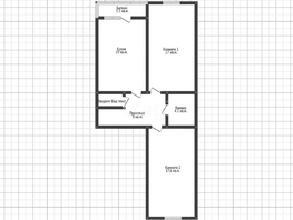 Продается 2-комнатная квартира Снесарева ул, 56.7  м², 5100000 рублей