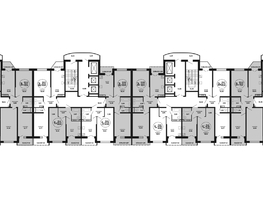 Продается 2-комнатная квартира ЖК Гулливер, литера 2, 55.71  м², 6950295 рублей