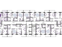 Продается 2-комнатная квартира ЖК Улыбка, литера 1, 43.5  м², 6986100 рублей