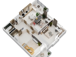 Продается 3-комнатная квартира ЖК Золотой Берег, литер 2, 89.18 м², 18371080 рублей