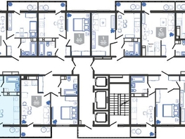 Продается 1-комнатная квартира ЖК Облака-3, дом 1, 41.3 м², 7671475 рублей