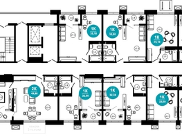 Продается 1-комнатная квартира АО Нескучный сад, корпус 1, 35.1 м², 34145280 рублей