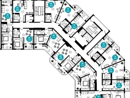 Продается 2-комнатная квартира АО Нескучный сад, корпус 1, 47.1 м², 42291090 рублей