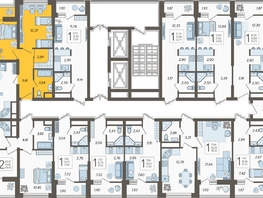 Продается 3-комнатная квартира ЖК Кислород, корпус 2, 68.1 м², 24856500 рублей