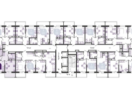 Продается 2-комнатная квартира ЖК Улыбка, литера 1, 45.7 м², 6041540 рублей