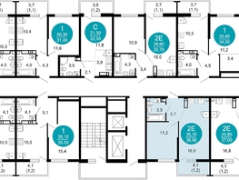 Продается 1-комнатная квартира ЖК Лестория, дом 2, 36.9 м², 17402040 рублей