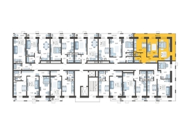 Продается 2-комнатная квартира ЖК Небо, литера 4, 64.5  м², 10031560 рублей