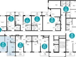 Продается 1-комнатная квартира ЖК Лестория, дом 5, 36.9 м², 16427880 рублей
