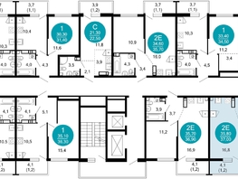 Продается 1-комнатная квартира ЖК Лестория, дом 2, 37 м², 20564600 рублей