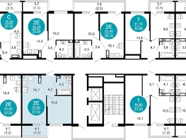 Продается 1-комнатная квартира ЖК Лестория, дом 4, 37 м², 17649000 рублей