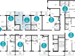 Продается 1-комнатная квартира ЖК Лестория, дом 5, 29.2 м², 13283080 рублей