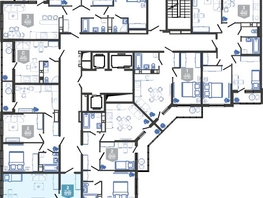 Продается 2-комнатная квартира ЖК Облака-3, дом 1, 62 м², 10273400 рублей