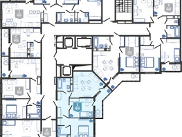 Продается 2-комнатная квартира ЖК Облака-3, дом 1, 58.5 м², 9798750 рублей