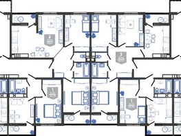 Продается 2-комнатная квартира ЖК Облака-3, дом 1, 48.4 м², 9152440 рублей