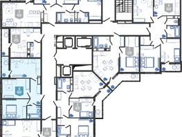 Продается 2-комнатная квартира ЖК Облака-3, дом 1, 51.1 м², 9233770 рублей