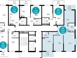 Продается 3-комнатная квартира ЖК Лестория, дом 5, 73.5 м², 30546600 рублей