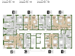 Продается 1-комнатная квартира ЖК DOGMA PARK (Догма парк), литера 3, 47.1  м², 7762080 рублей