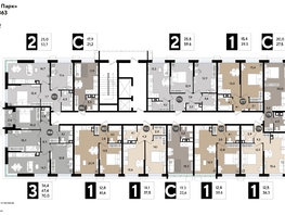 Продается 2-комнатная квартира ЖК DOGMA PARK (Догма парк), литера 16, 59.6 м², 7809984 рублей