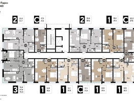 Продается 1-комнатная квартира ЖК DOGMA PARK (Догма парк), литера 16, 36.3 м², 5994219 рублей
