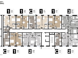 Продается 3-комнатная квартира ЖК DOGMA PARK (Догма парк), литера 17, 68.9 м², 9832030 рублей