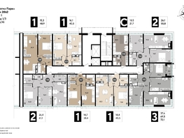 Продается 1-комнатная квартира ЖК DOGMA PARK (Догма парк), литера 18, 48.9  м², 7332066 рублей