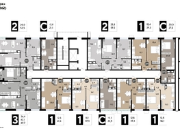 Продается 3-комнатная квартира ЖК DOGMA PARK (Догма парк), литера 18, 69.7  м², 8852458 рублей
