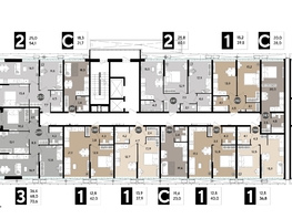 Продается 3-комнатная квартира ЖК DOGMA PARK (Догма парк), литера 18, 70.6 м², 8702439 рублей