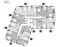 Продается 3-комнатная квартира ЖК Парк Победы 2, литера 19, 82.9 м², 12716860 рублей