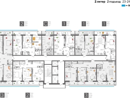 Продается 2-комнатная квартира ЖК Рекорд 2, литера 2, 72 м², 15789600 рублей