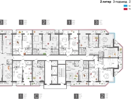Продается 3-комнатная квартира ЖК Рекорд 2, литера 2, 90.9  м², 17861850 рублей