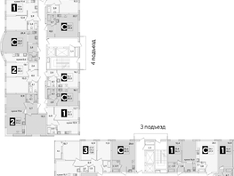 Продается 2-комнатная квартира ЖК Самолет, литера 55, 61.7  м², 9353720 рублей