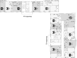 Продается 1-комнатная квартира ЖК Самолет, литера 59, 44.2  м², 7337201 рублей