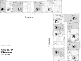 Продается 2-комнатная квартира ЖК Самолет, литера 60, 60.6  м², 9477840 рублей
