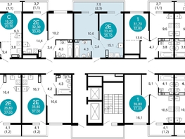 Продается 1-комнатная квартира ЖК Лестория, дом 4, 35.1 м², 18223920 рублей