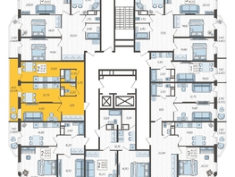 Продается 2-комнатная квартира ЖК Зеленодар, литера 6, 61.4 м², 7460100 рублей