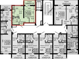 Продается 1-комнатная квартира ЖК Botanica Hills (Ботаника Хилс), лит 1, 28.66 м², 8300000 рублей